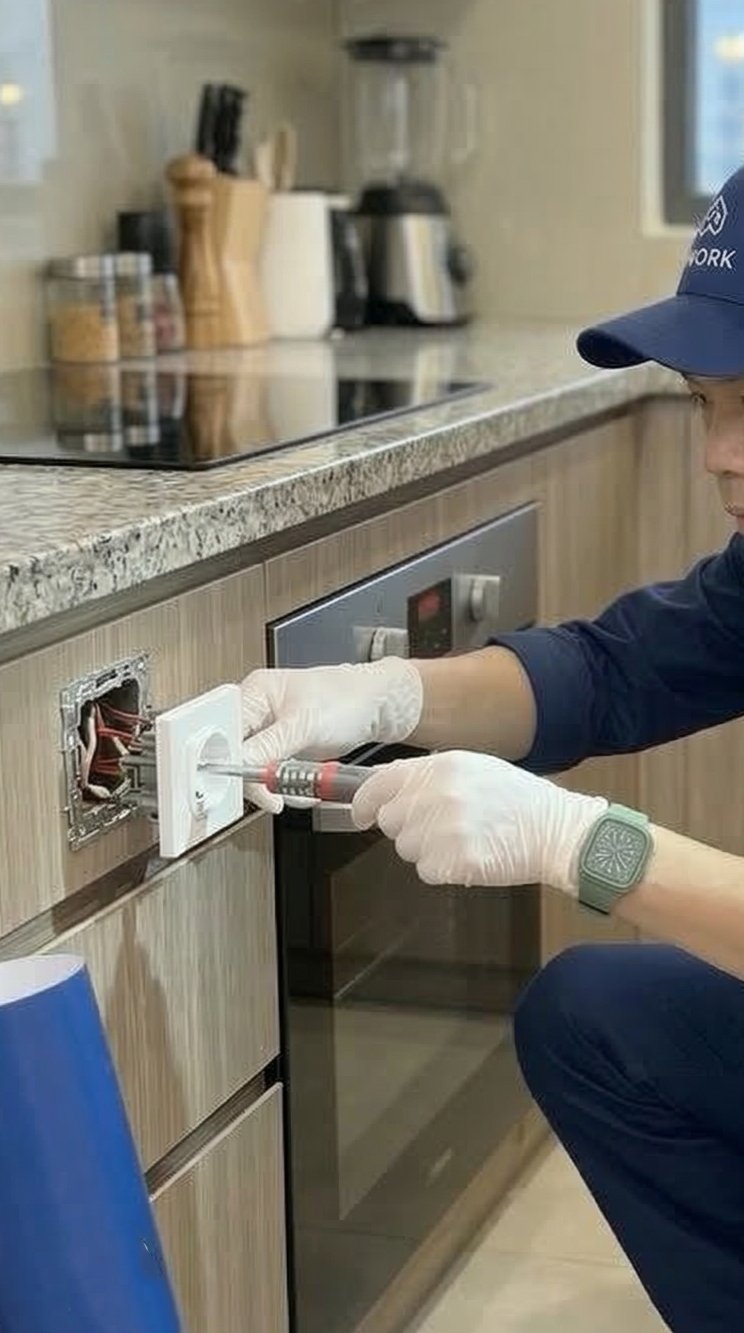 Sửa ổ cắm & điện bếp